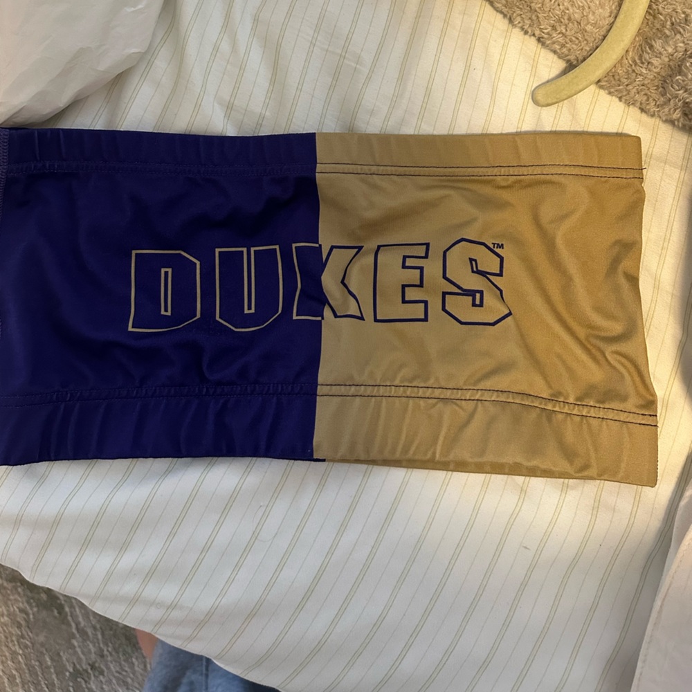 James Madison JMU Two-Tone Bandeau - Purple and Gold #jmu #dukes

Worn once.